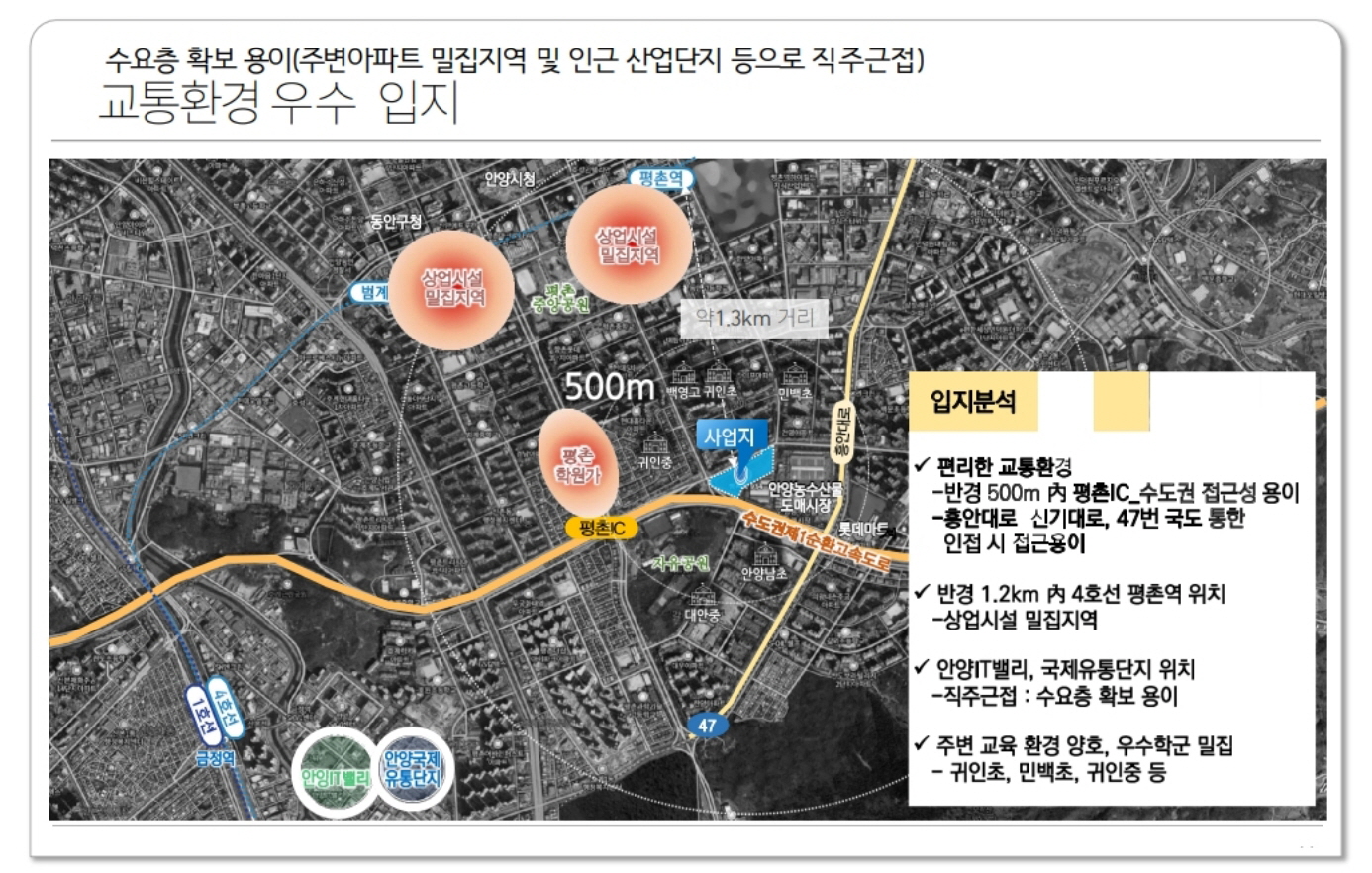 평촌 롯데캐슬 르씨엘 입지환경